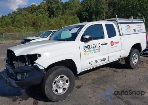 2021 Toyota Tacoma Sr из США, поврежденный, VIN 3TYRX5GN8MT027746